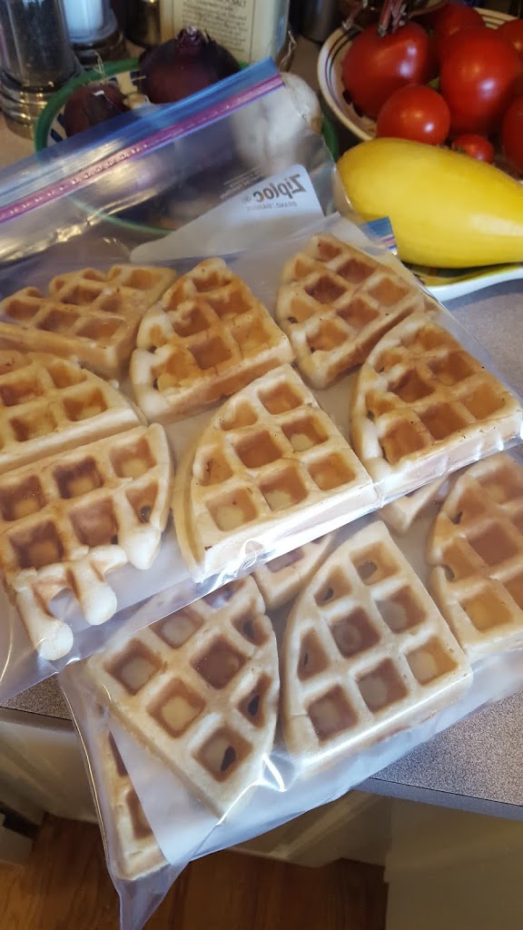 Skip the store bought and make your own frozen waffles Skip the store